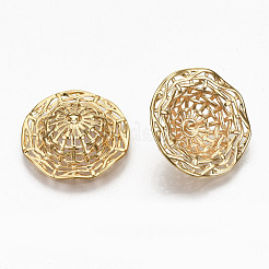 Кулоны из полой латуни KK-R117-007G-NF