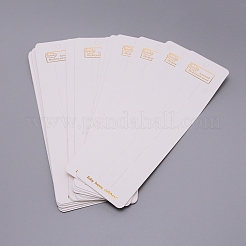 Бумажные карты дисплей ювелирных изделий&nbsp;LS-CDIS-WH0016-03