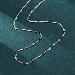 Латунные цепочки панцирного плетения ожерелья для женщин NJEW-D302-06P