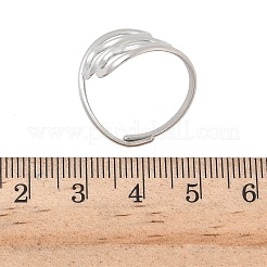 Кольца из нержавеющей стали 304 для женщин RJEW-A079-08A-P