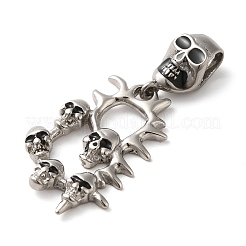 Эмалевые подвески из нержавеющей стали 304 на Хэллоуин&nbsp;STAS-Q317-05D-AS