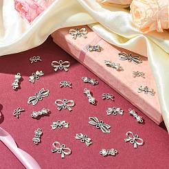 Fascini del connettore della lega di stile tibetano di 60pcs 6 stili&nbsp;FIND-CJ0002-21