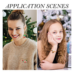 40 шт. 20 стильные рождественские подвески из эмалированного сплава с покрытием ENAM-TA0001-54