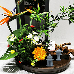 6 шт. 6 стили башенных каменных фигурок DJEW-FH0001-25