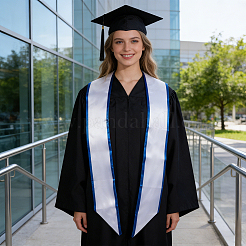 2 écharpe de remise de diplôme en satin&nbsp;AJEW-MA0001-38B