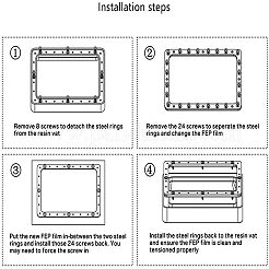 Листы пленки fep AJEW-GA0002-23