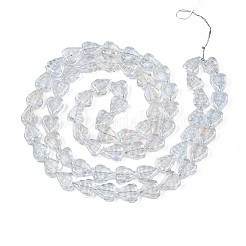 Стеклянные бусины с гальваническим покрытием &nbsp;EGLA-S188-16-B04