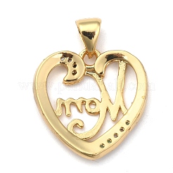 Латунные подвески из микро-паве X-ZIRC-A013-34G