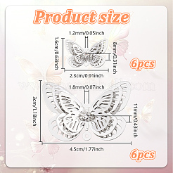 12 шт. 2 стиля латунных звеньев/соединителей&nbsp;KK-NB0004-04P