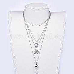 Кулон пули натуральный хаулит NJEW-JN02457-05