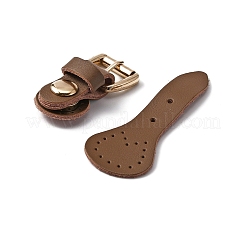 Rindsleder Knebelschnallen zum Aufnähen&nbsp;FIND-WH0114-36A
