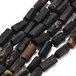 Natürliche schwarze Turmalin Perlen Stränge&nbsp;G-F716-01-B01