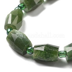 Природного нефрита нитей бисера G-G182-D04-01