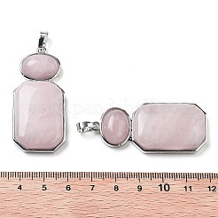 Подвески в форме человеческого тела из натуральных и синтетических смешанных драгоценных камней&nbsp;G-P552-03P