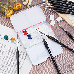 Деревянный мини набор кистей для красок AJEW-PH0001-66