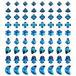 90шт 9 стиля подвески из гальванического стекла&nbsp;EGLA-TA0001-14