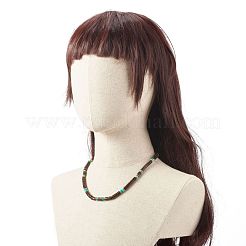 Бусы из кокоса и натуральной имперской яшмы NJEW-JN03727