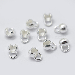 925 стерлингового серебра крышки бисера советы узел STER-K171-48S