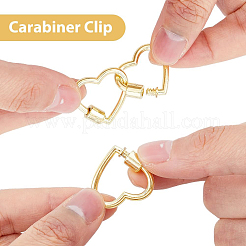 9 шт. 3-х цветные подвески-карабиновые замки из сплава&nbsp;FIND-DC0005-63