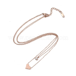 Collares de cable de acero inoxidable 304 con revestimiento iónico (IP)&nbsp;NJEW-G081-08