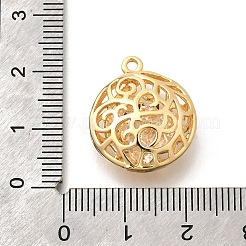 Латунь с подвесками из фианита KK-E792-28G-02