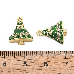 Pendentifs en laiton avec micro pavé de zircone cubique&nbsp;KK-L228-30D-G