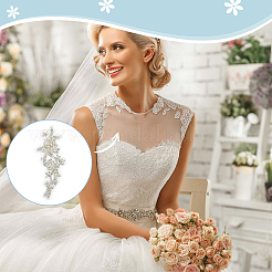 Кружевной воротник с цветочной вышивкой DIY-WH0308-419