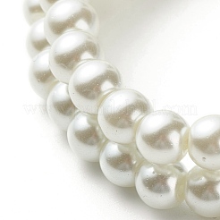 Комплект браслетов из цветочных бусин для детей и родителей BJEW-JB07187