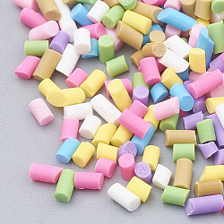 Perles en pâte polymère faites à la main, faux artisanat alimentaire, sans trou, couleur mixte, 2.5~12.5x1.5mm