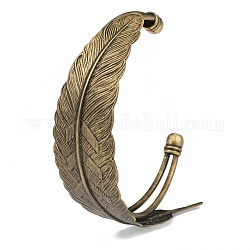 Création de bangle en laiton, ébauches de bracelet, bronze antique, 62mm