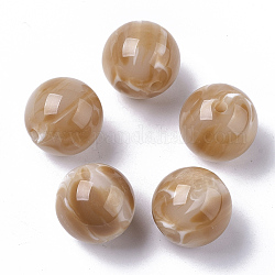 Perline di resina, gemstone imitato, tondo, Perù, 16mm, Foro: 2 mm
