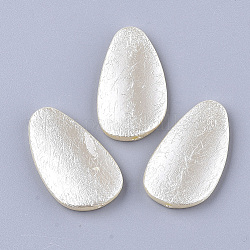 Perle di perle imitazione plastica abs, lacrima, beige, 35x21x5mm, Foro: 1.8 mm, circa 187pcs/500g