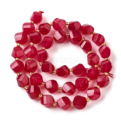 Нити бусин из натурального кварца окрашенные G-U023-A02-19-1