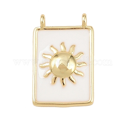 Латунь эмаль подвески KK-L251-01G-D04-1