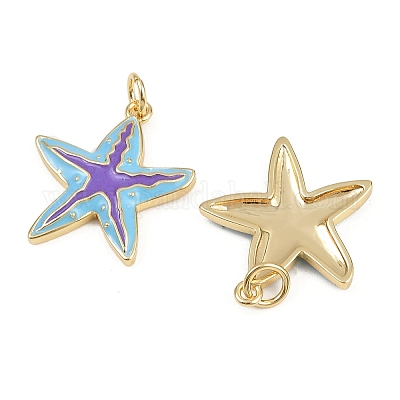 Латунь эмаль подвески KK-L240-01G-A01-1