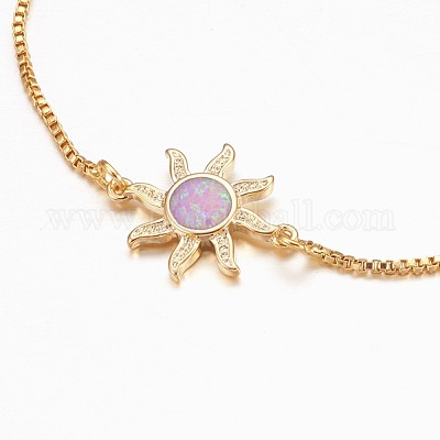 Регулируемые латунные браслеты Боло BJEW-K204-06-G-1