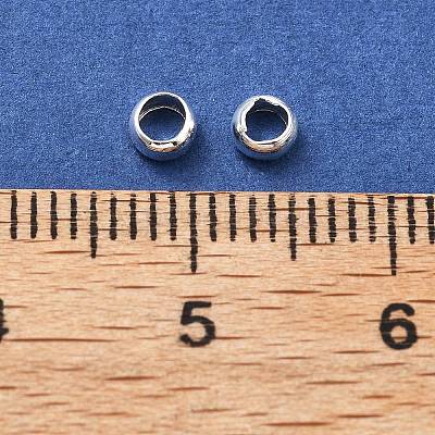 Зажимные бусины из латуни KK-S509-02S-1