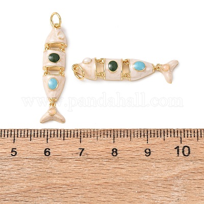 Латунь эмаль подвески KK-C143-44A-G03-1