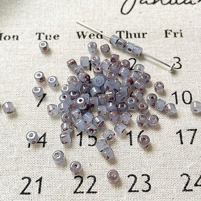 Цилиндрические бусины ручной работы в технике лэмпворк GLAA-D305-01D-1