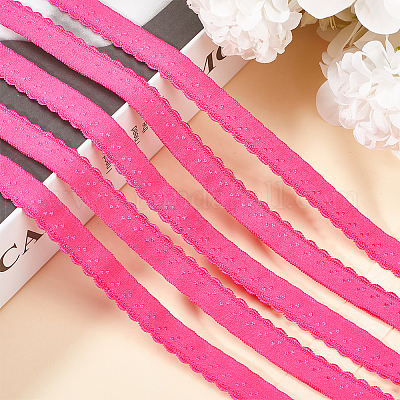 Резинка для чинлона с волнистыми краями EC-GF0001-41D-1