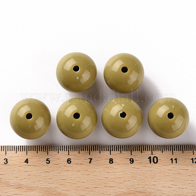 Непрозрачные акриловые бусины MACR-S370-C20mm-29-1