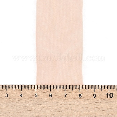 Плоская бархатная лента с потертой бахромой длиной 3 ярд. OCOR-XCP0002-66-1