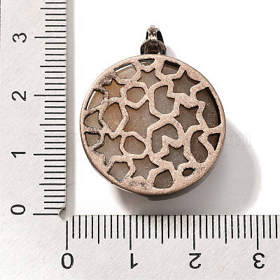 Натуральный красный авантюрин подвески G-P560-01R-12-1