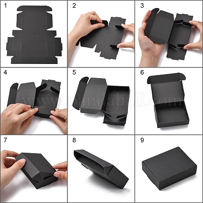 Подарочная коробка для крафт-бумаги CON-K003-03A-03-1