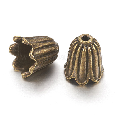 Тибетского стиля колпачков TIBEB-00864-AB-NR-1