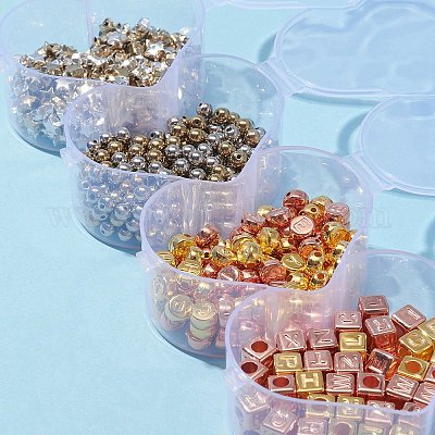 Пластиковые бусины ccb 638 шт. CCB-FS0001-01-1