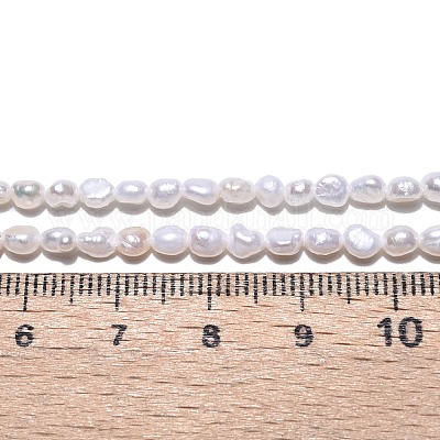 Нити из натурального культивированного пресноводного жемчуга PEAR-N014-03E-1