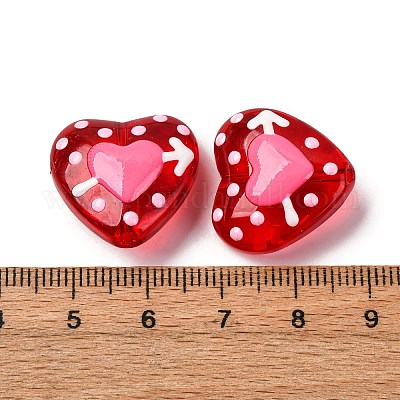 Стеклянные эмалевые бусины GLAA-Q125-01A-01-1