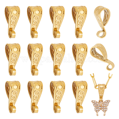 30 шт. ионное покрытие (IP) 304 нержавеющая сталь трубчатые дужки STAS-UN0046-65-1