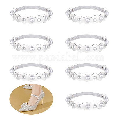 Шнурки из искусственного жемчуга из абс-пластика FIND-WH0117-54B-1